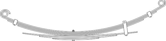 CS GERMANY Многолистовая рессора 10.250.210.00